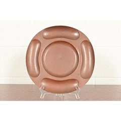 Ramon Ramirez Arts & Crafts Hammered Copper Charger Plate or Tray