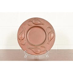 Ramon Ramirez Arts & Crafts Hammered Copper Charger Plate or Tray