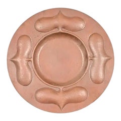 Ramon Ramirez Arts & Crafts Hammered Copper Charger Plate or Tray