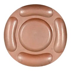 Ramon Ramirez Arts & Crafts Hammered Copper Charger Plate or Tray