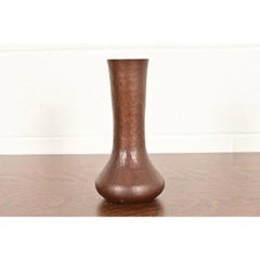 Ramon Ramirez Arts & Crafts Hammered Copper Vase