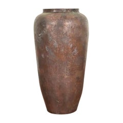 Ramon Ramirez Jarrón de cobre martillado Arts & Crafts