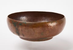 Ramon Ramirez - hammered copper bowl. Circa 1960.
