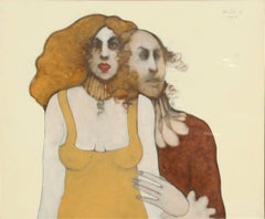 Companions, Contemporary Oil Painting by Ramon Santiago, 1970