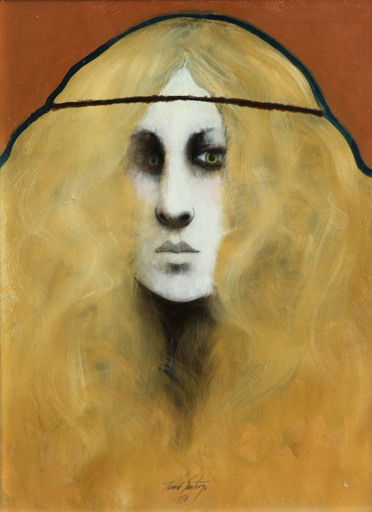 Ramon Santiago Portrait of a Girl, Painting For Sale at