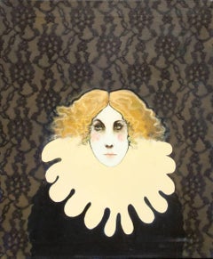 Portrait of a Young Girl, Oil Painting by Ramon Santiago