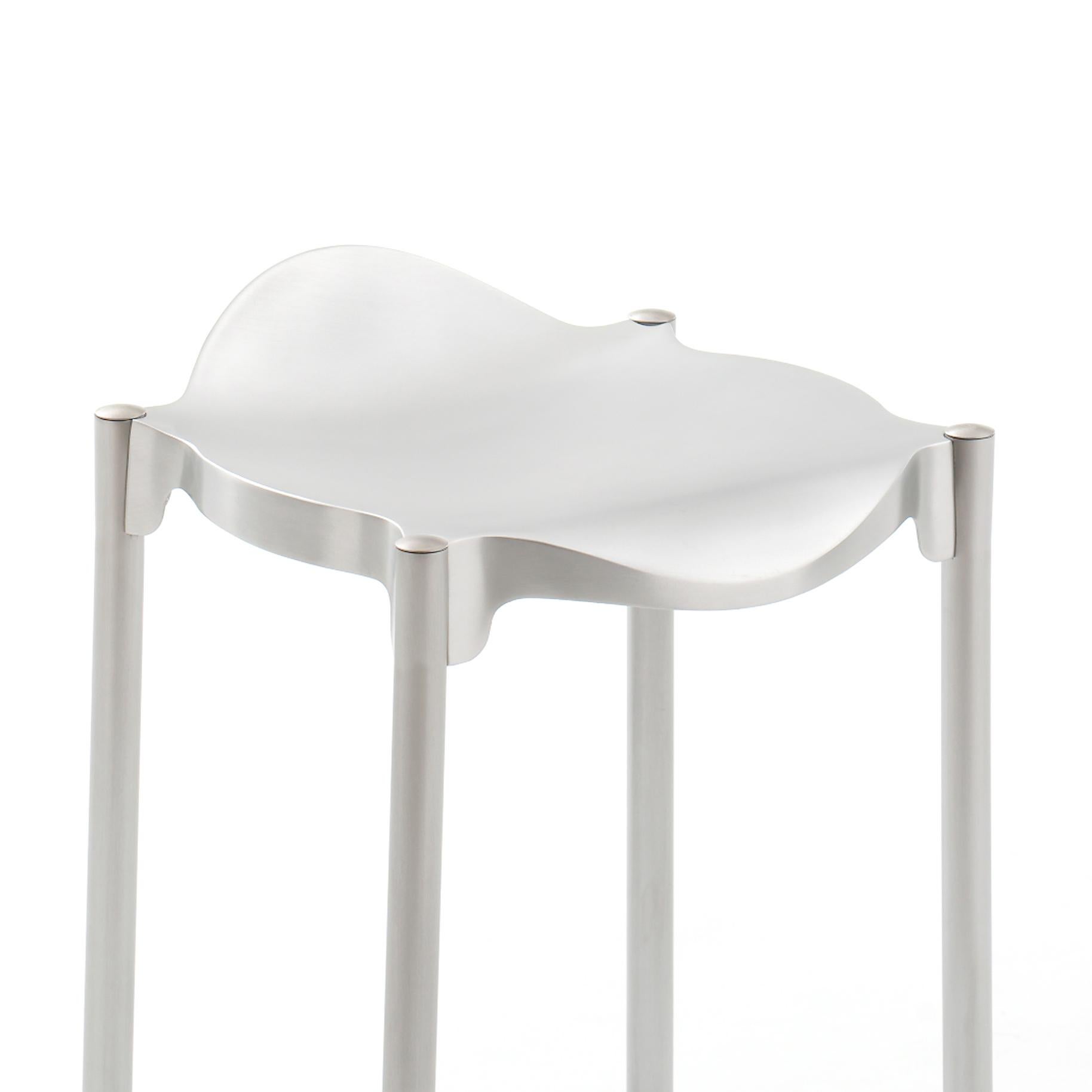 Iron Ramon Úbeda and Otto Canalda, Contemporary Design Janet Stool by BD Barcelona