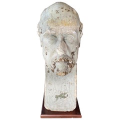 Ramon y Cajal Stucco Bust