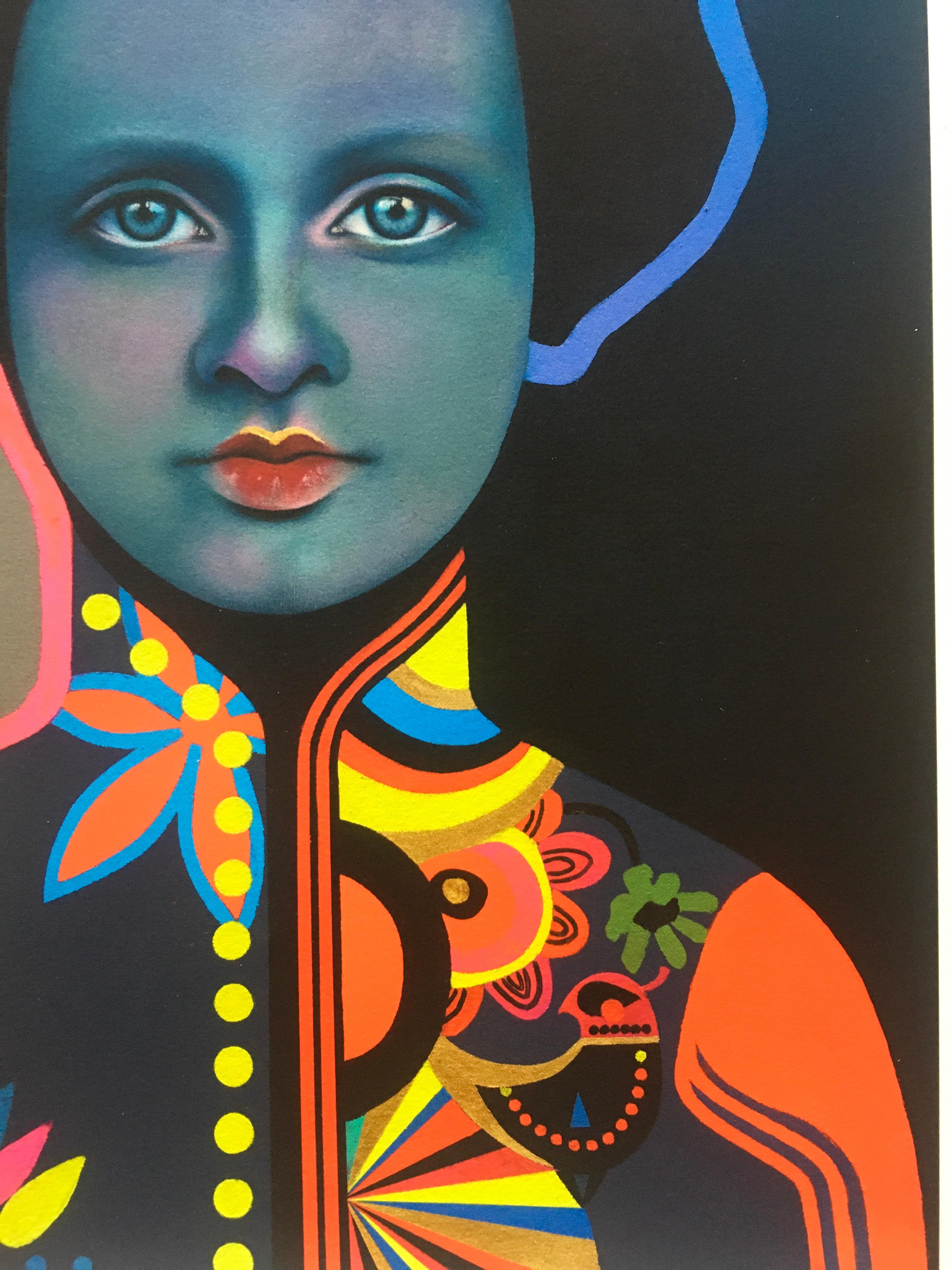 YOU ARE HERE, Giclée Print, Pop-Art, Small Limited Edition, Signed by the Artist For Sale 1