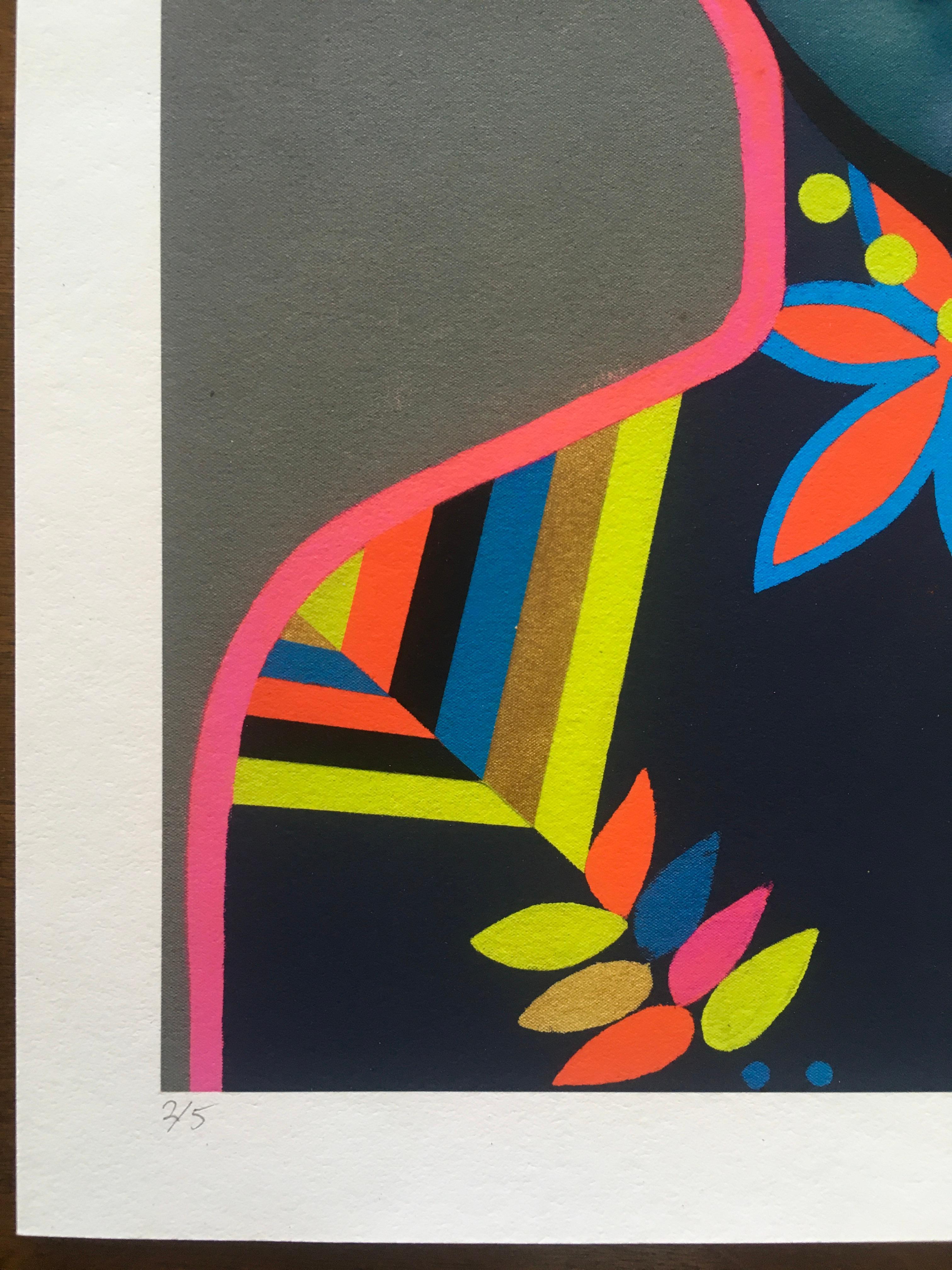 YOU ARE HERE, Giclée Print, Pop-Art, Small Limited Edition, Signed by the Artist For Sale 4