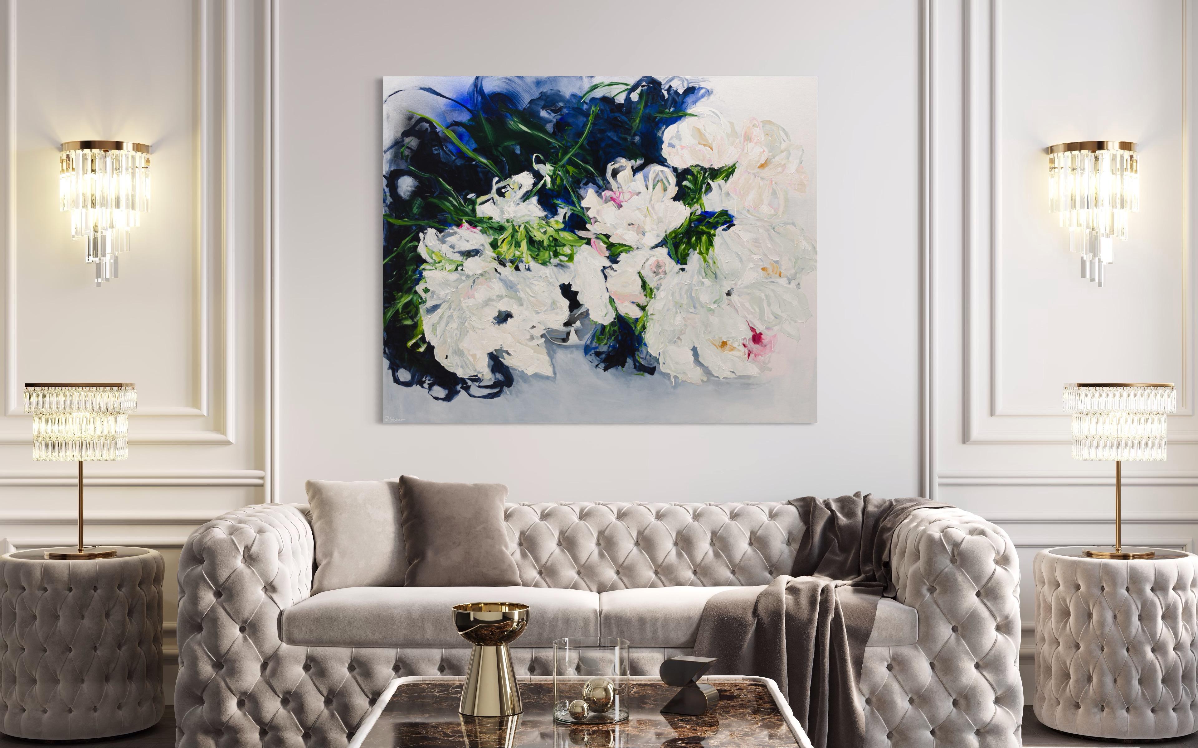 Break into Blossom 2 - Painting by Ramona Stelzer