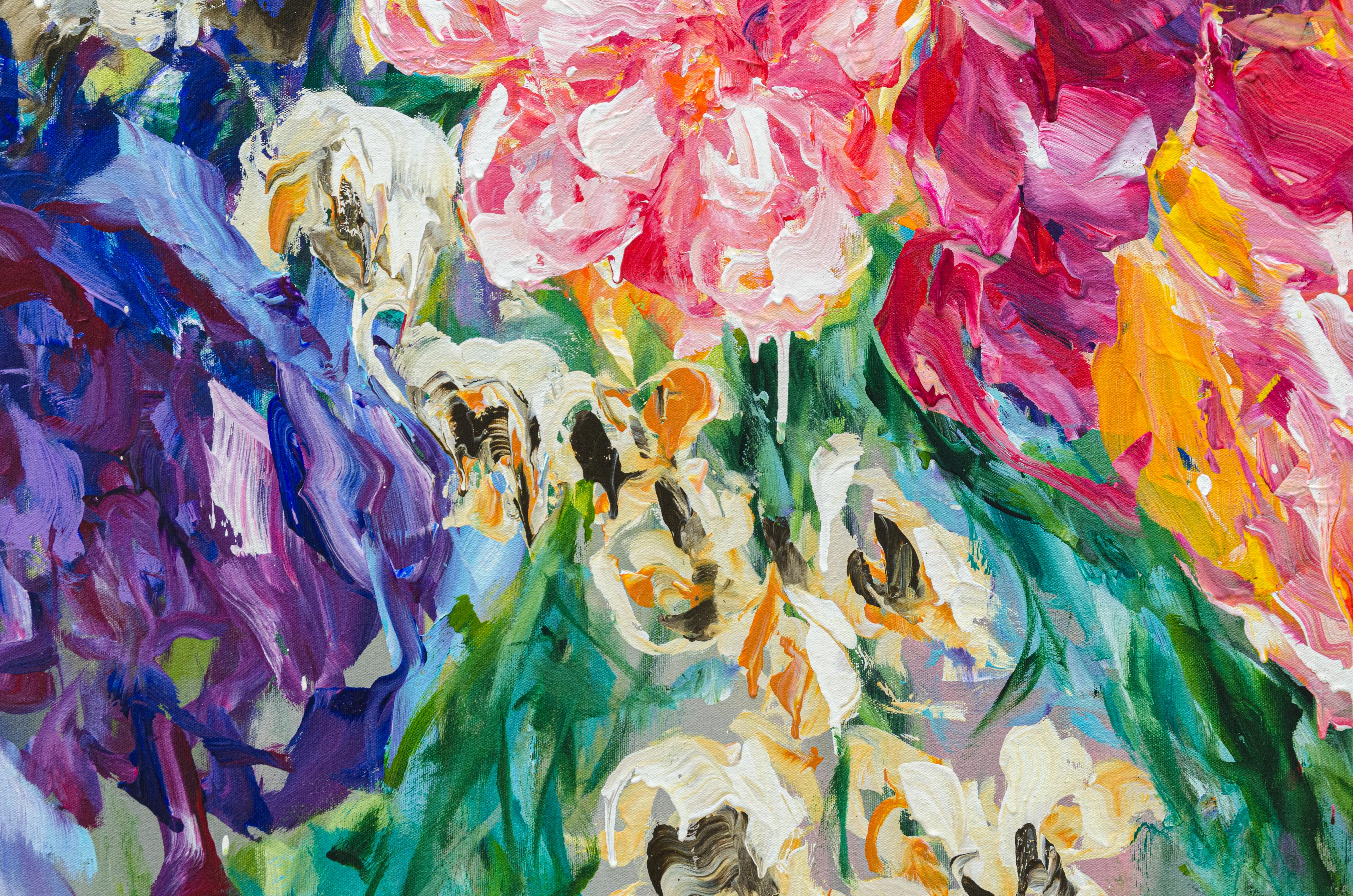 Fragrance of Spring - Abstract Painting by Ramona Stelzer