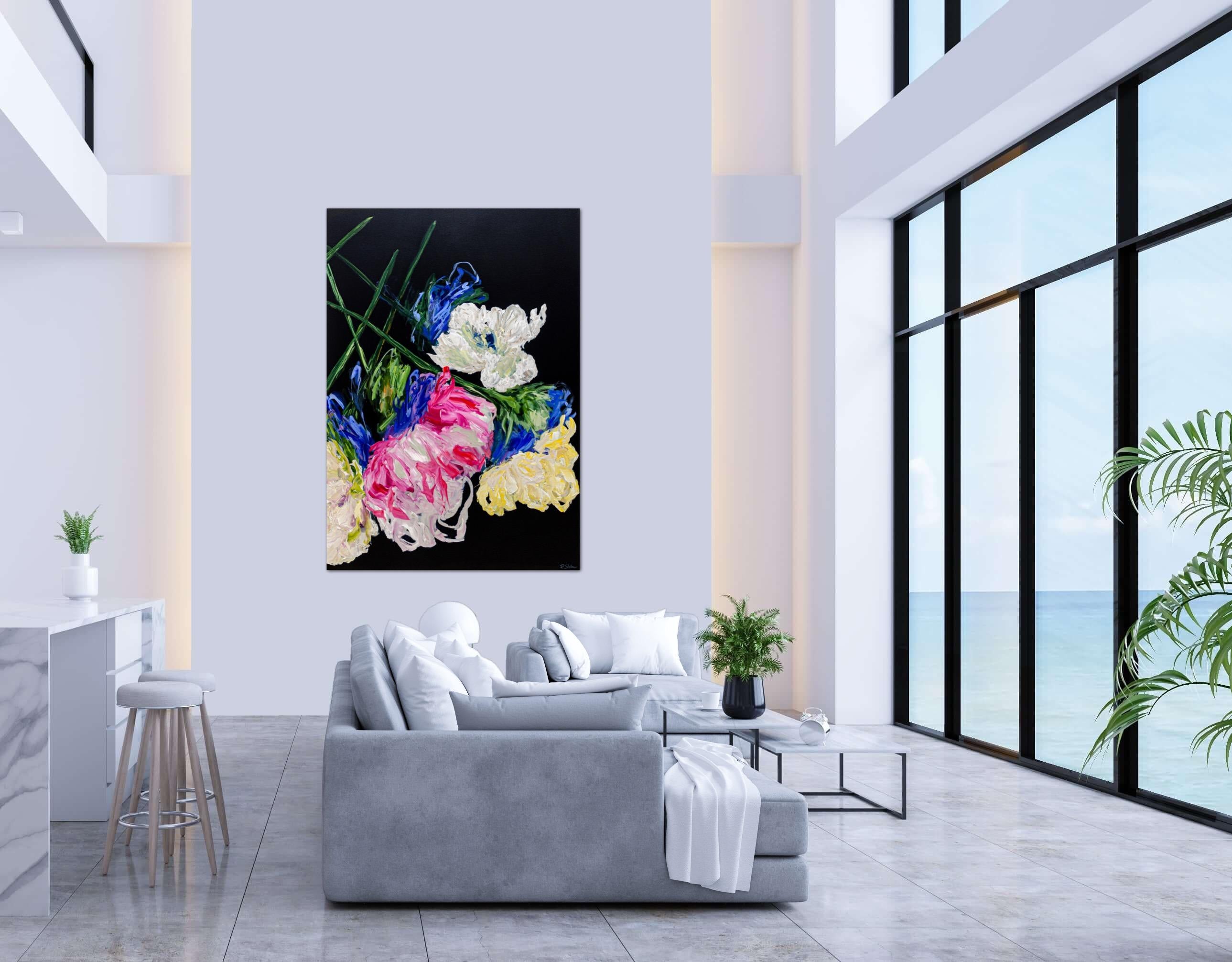 Verloren im Traum 2 (Abstrakt), Painting, von Ramona Stelzer
