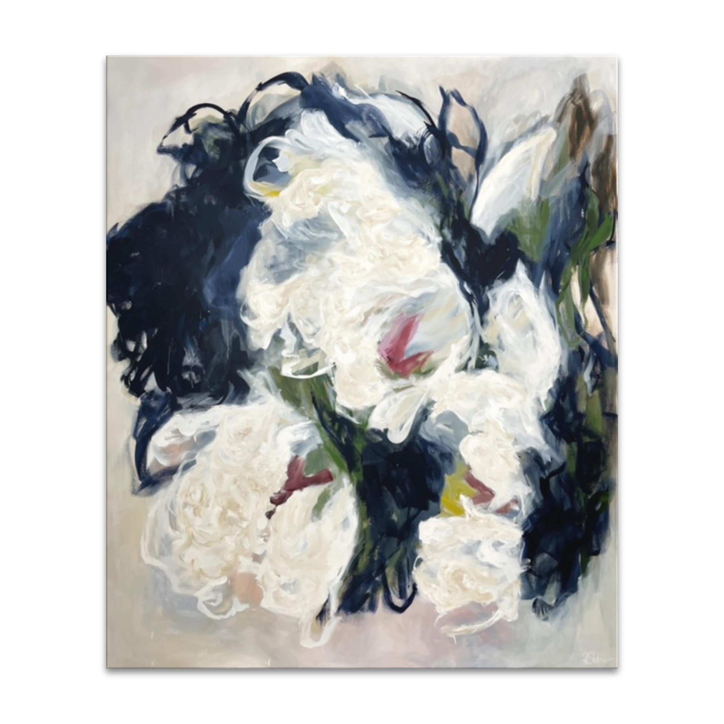 Ramona Stelzer Abstract Painting - Stormy Life Unfolding Beauty 1