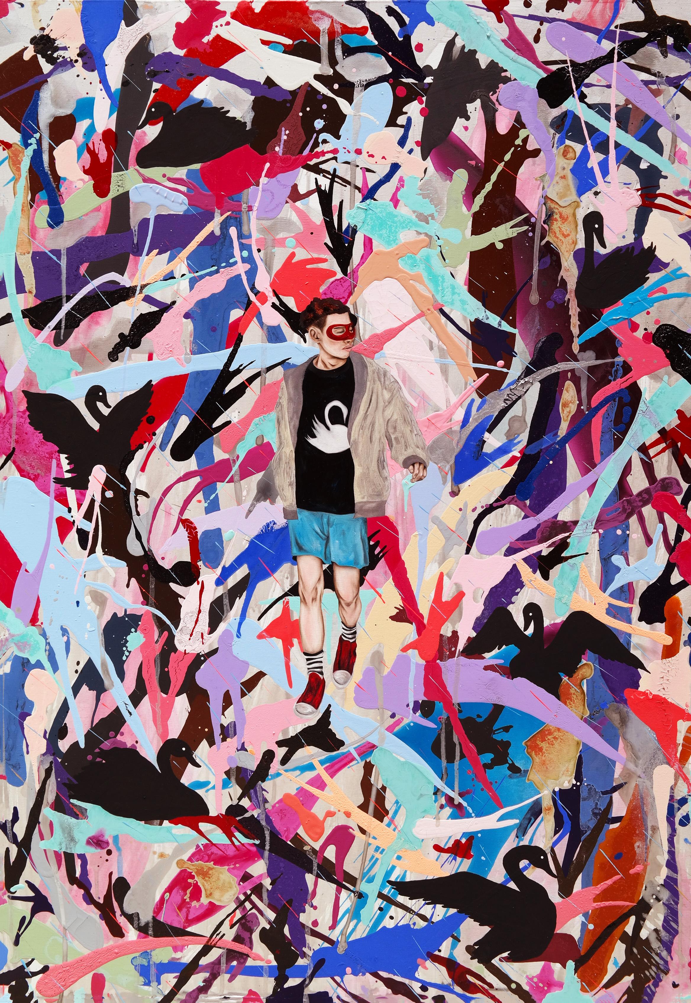 Entre mi cisne, Pintura figurativa