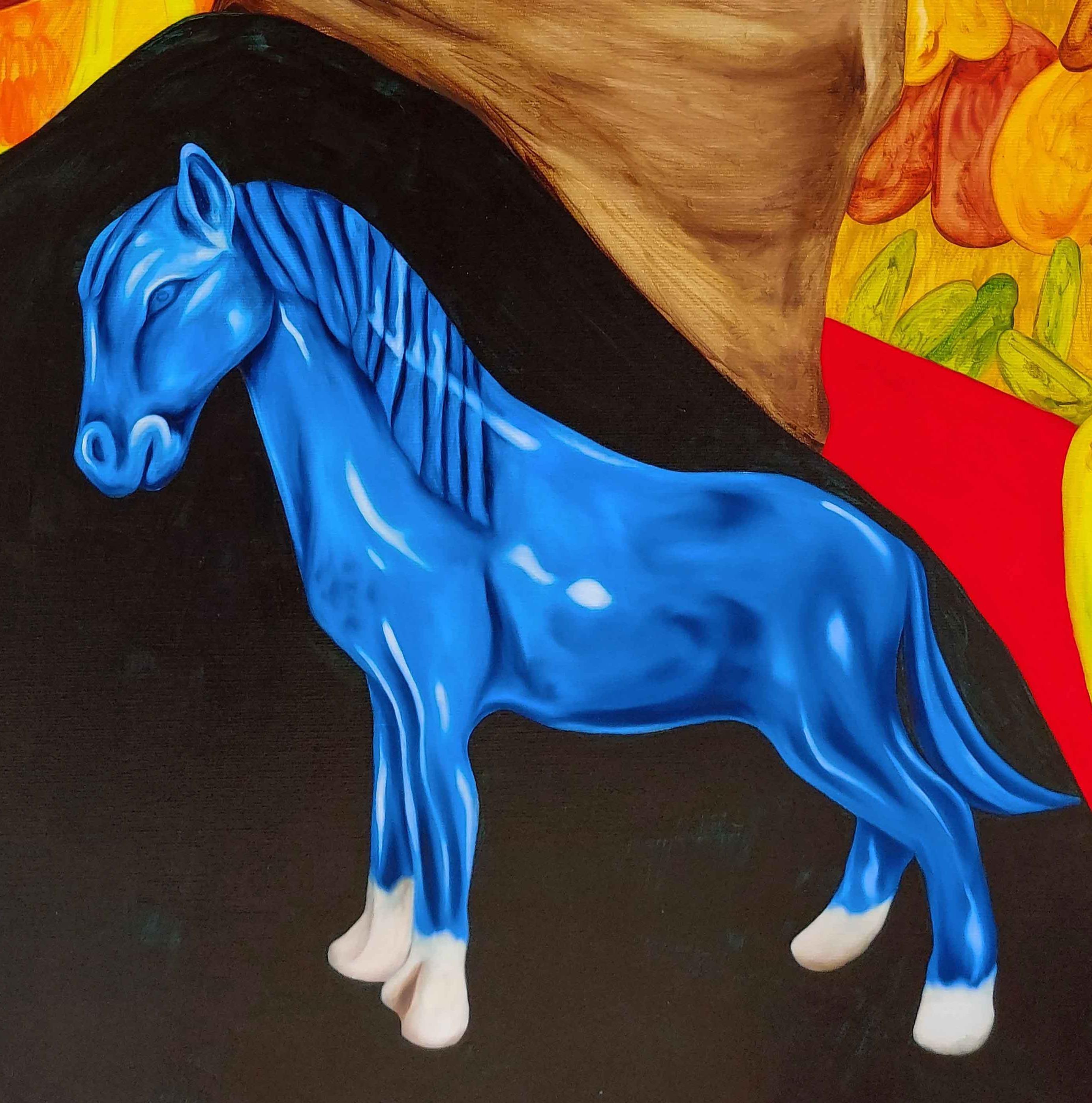 Dobbiamo proprio?, Pittura figurativa - Portrait Painting Arancia di Ramonn Vieitez de Lima
