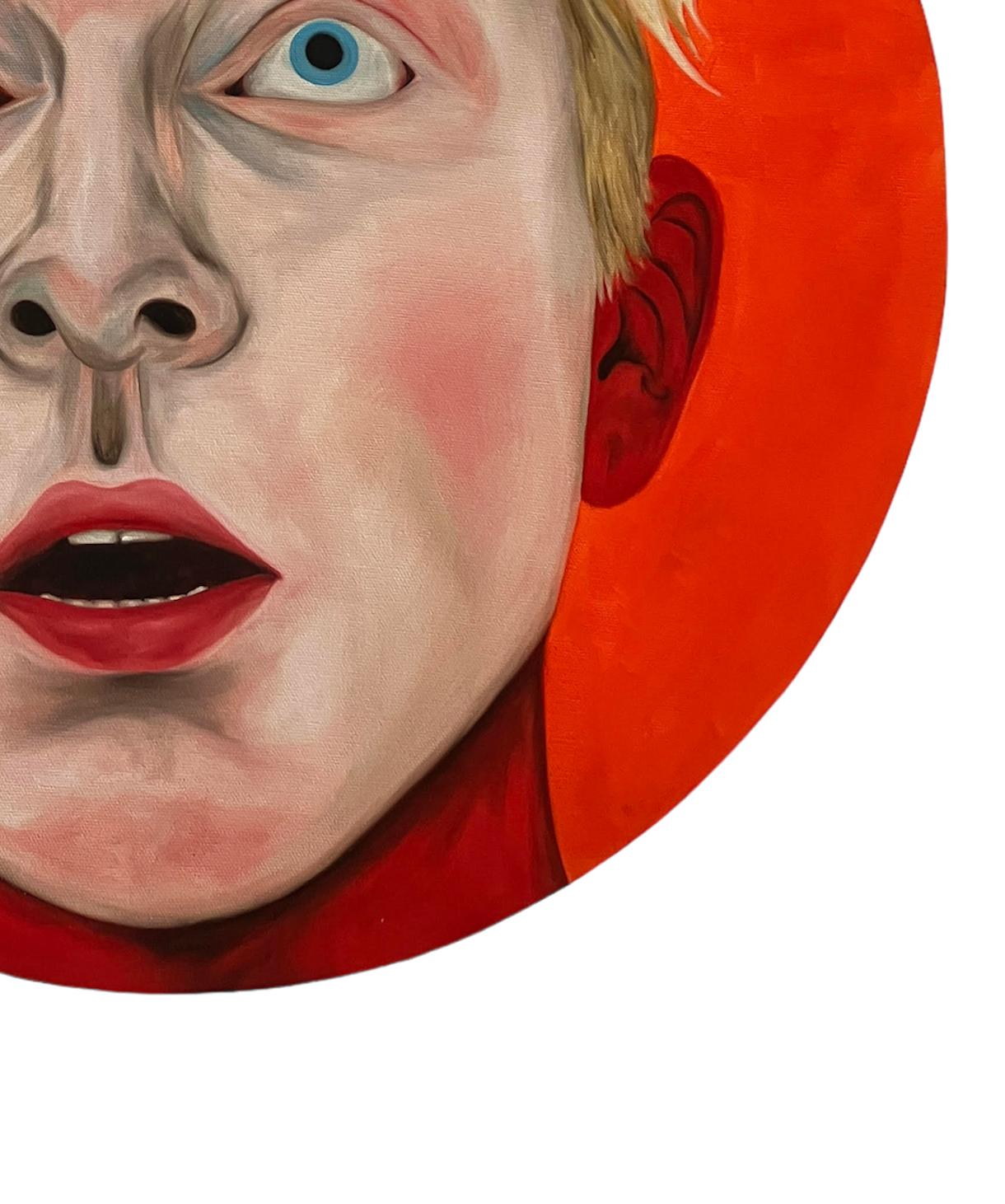 Everything changed in absolute silence, Figurative Painting For Sale 2