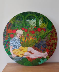 Pensamientos floridos, Pintura figurativa