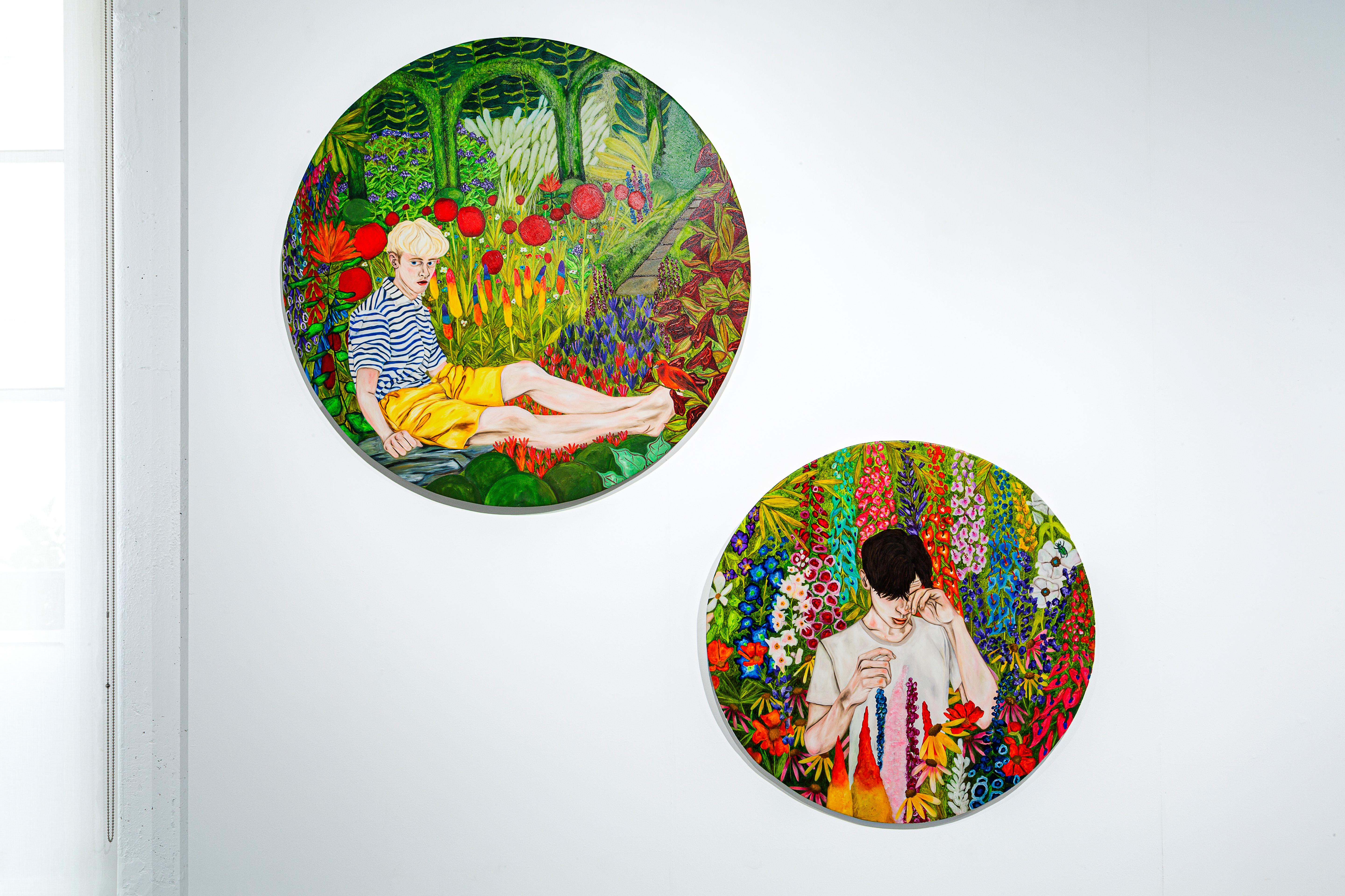 Florid Thoughts, Figurative Malerei im Angebot 2