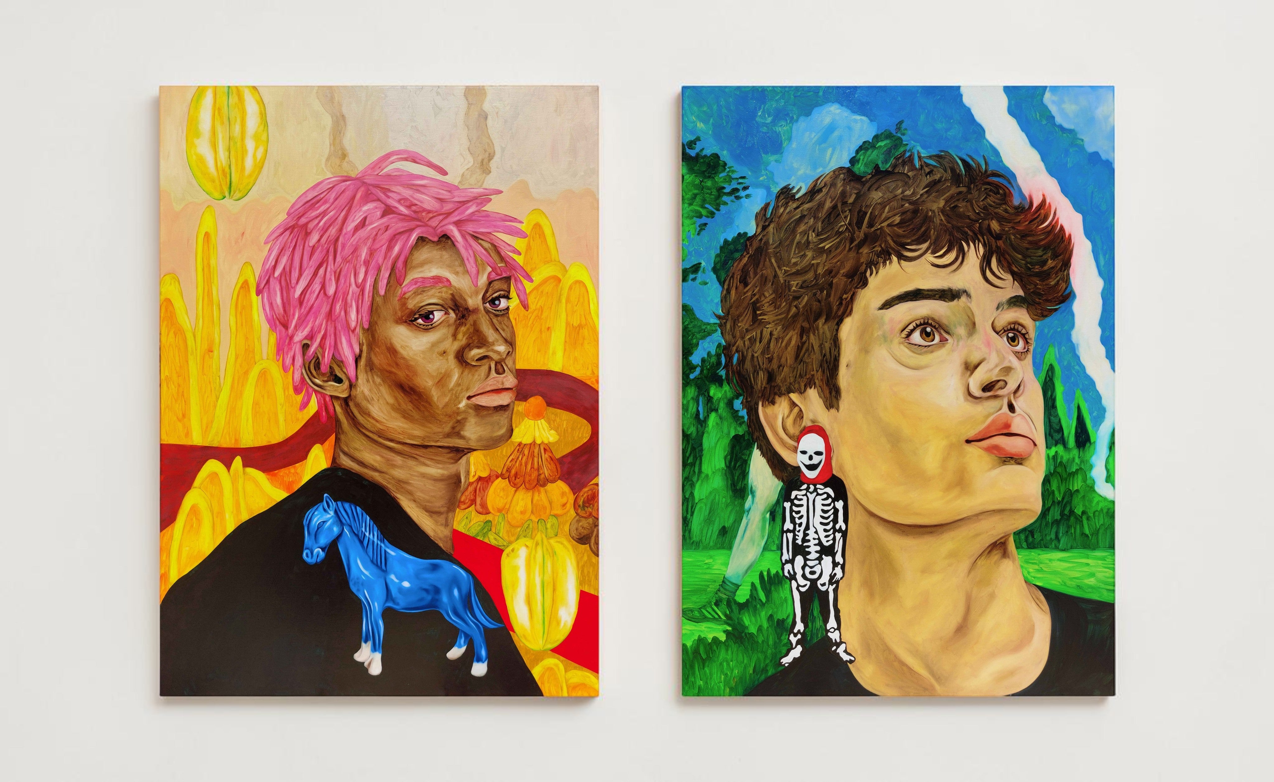 Ramonn Vieitez is a self-taught Brazilian artist who primarily utilizes painting as a field of creative possibility exploring themes such as identity, memory, and nature, compulsively producing works of astonishing lyricism, melancholy, and, perhaps