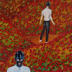 The desire to take refuge in oblivion and frivolity arises, Figurative Painting