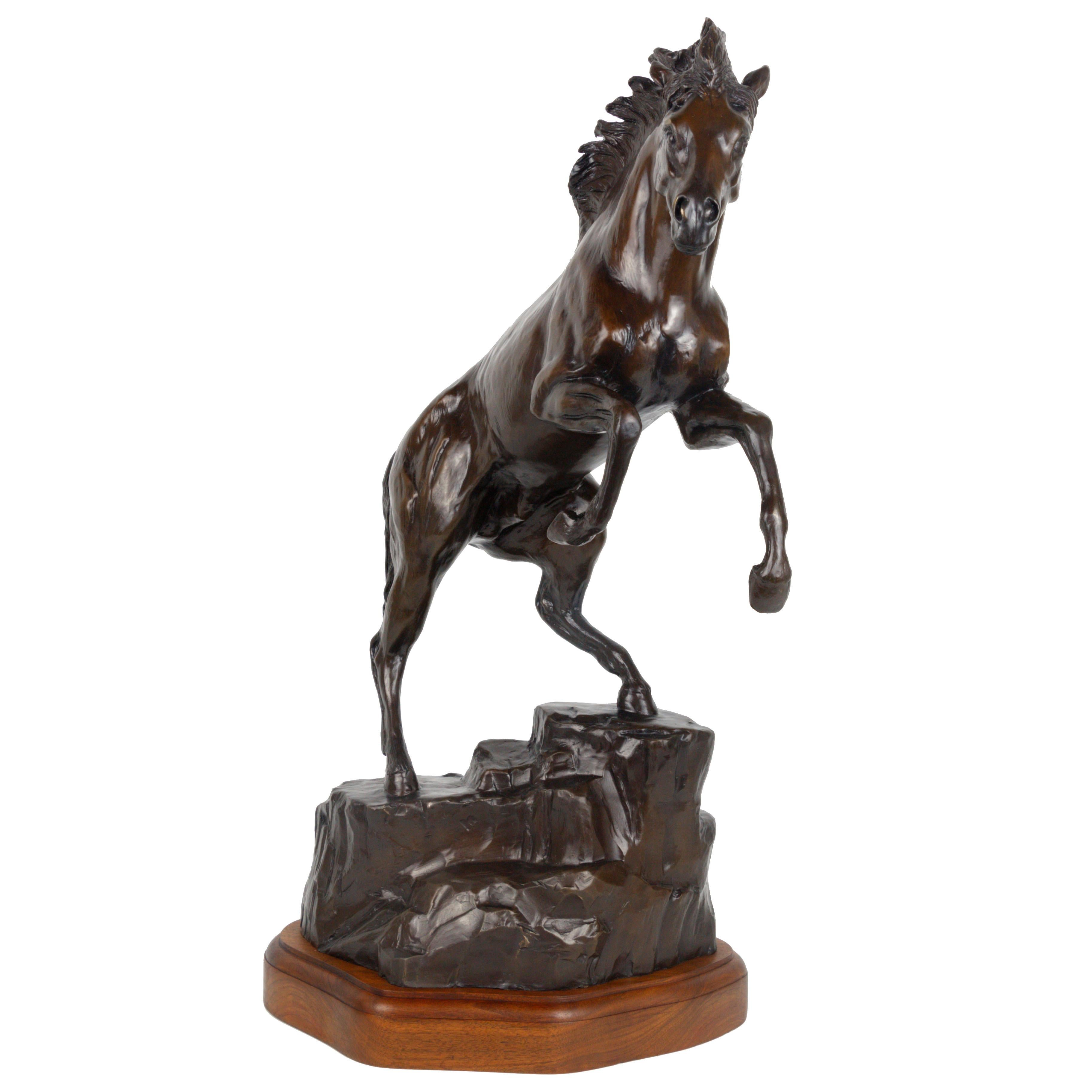 « Rampant Stallion » de Peter Darro Excellent état - En vente à Coeur d'Alene, ID
