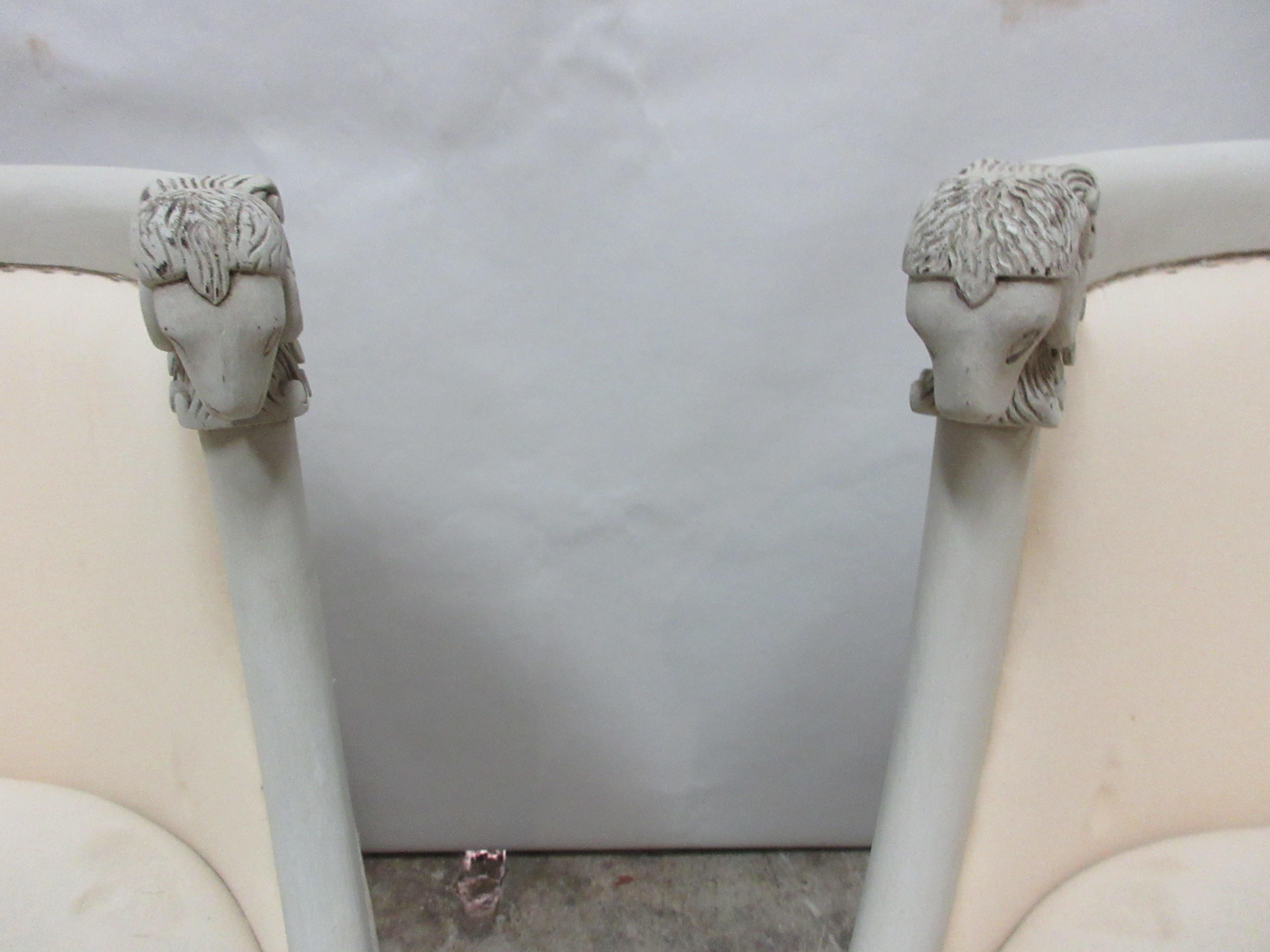 Baroque Rams Head Berger Chairs