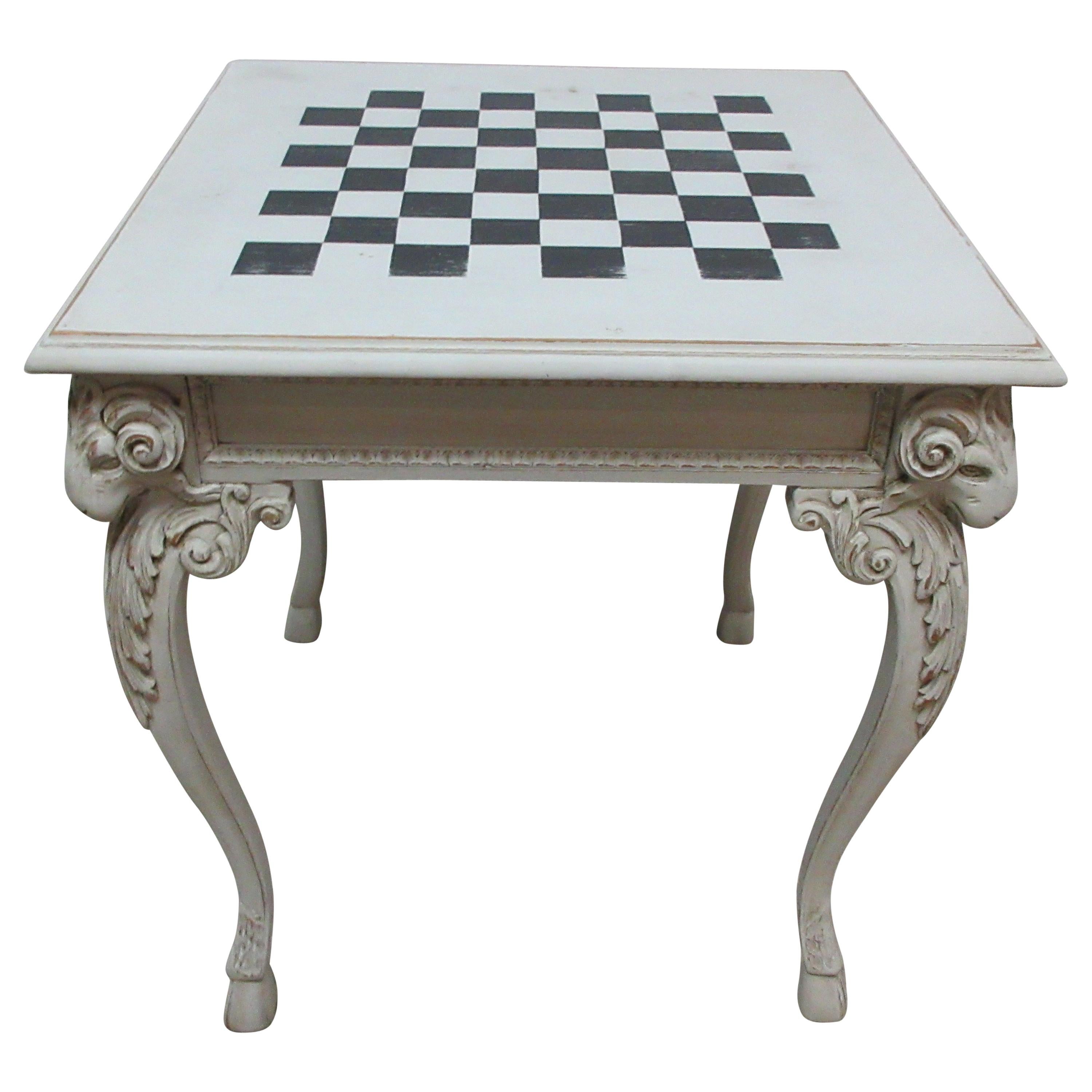 Rams Head Chess Table