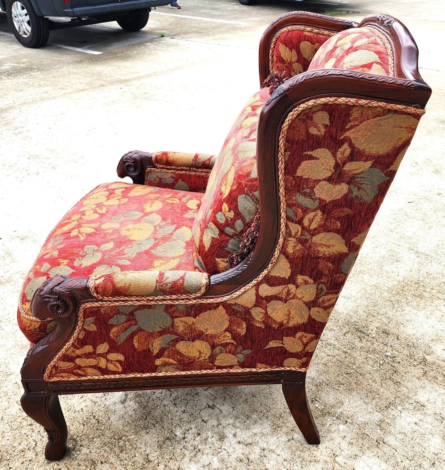 Rams Head Library Reading Lounge Chair by Key City Furniture in vendita 4