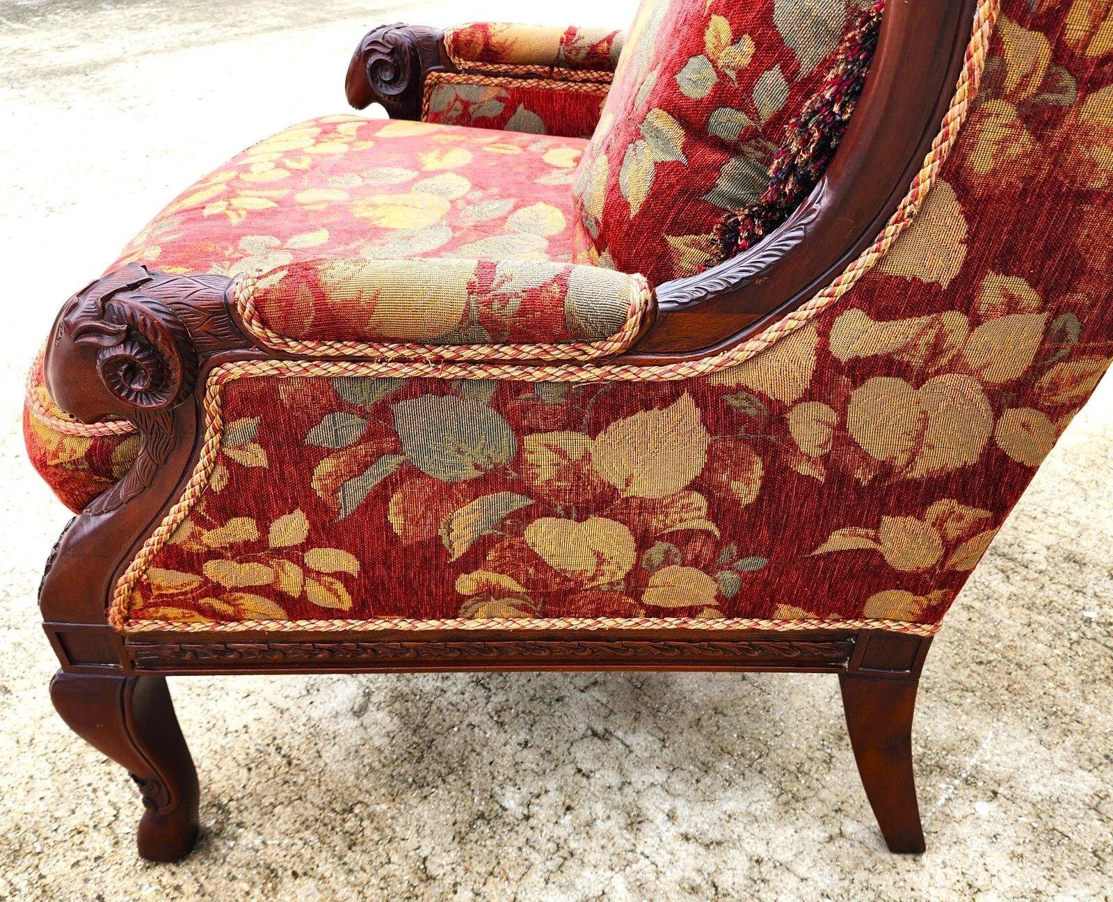 Rams Head Library Reading Lounge Chair by Key City Furniture in vendita 5