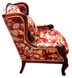 Rams Head Library Reading Lounge Chair by Key City Furniture