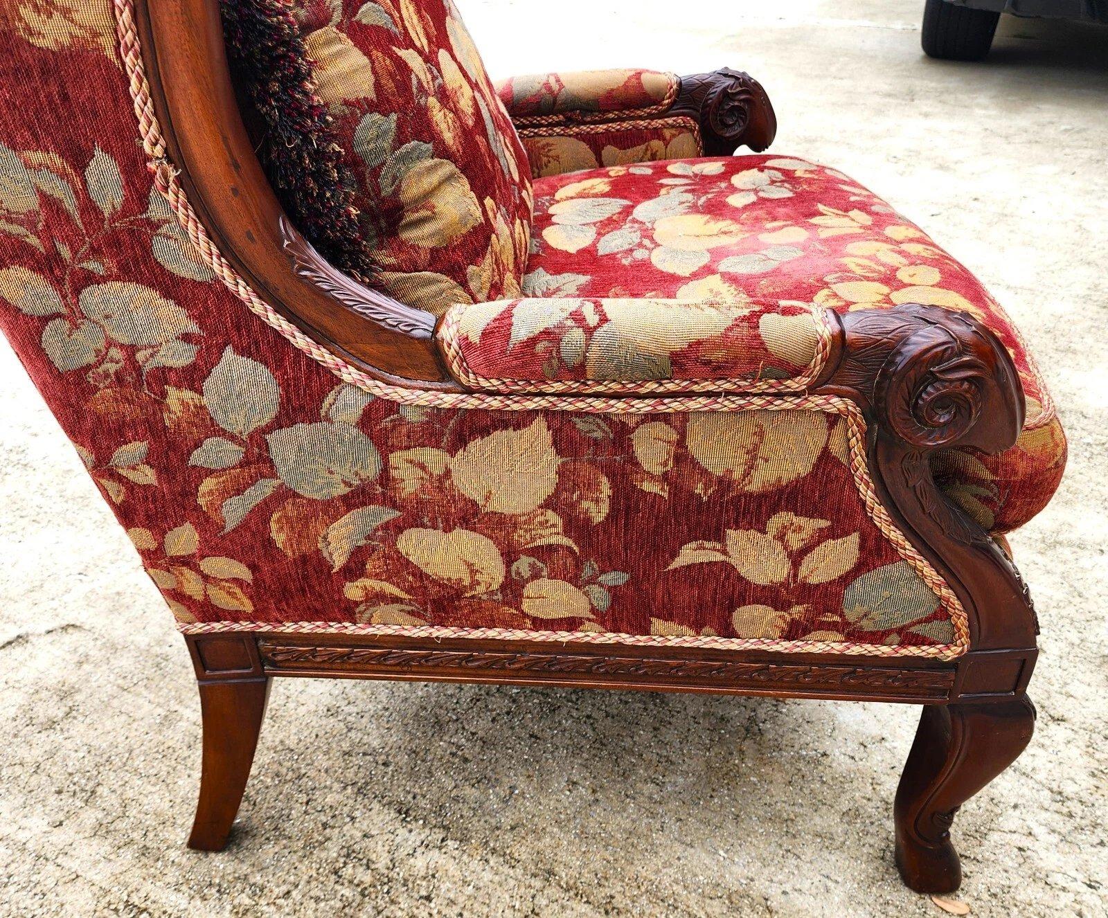 Rams Head Library Reading Lounge Chair by Key City Furniture in vendita 3