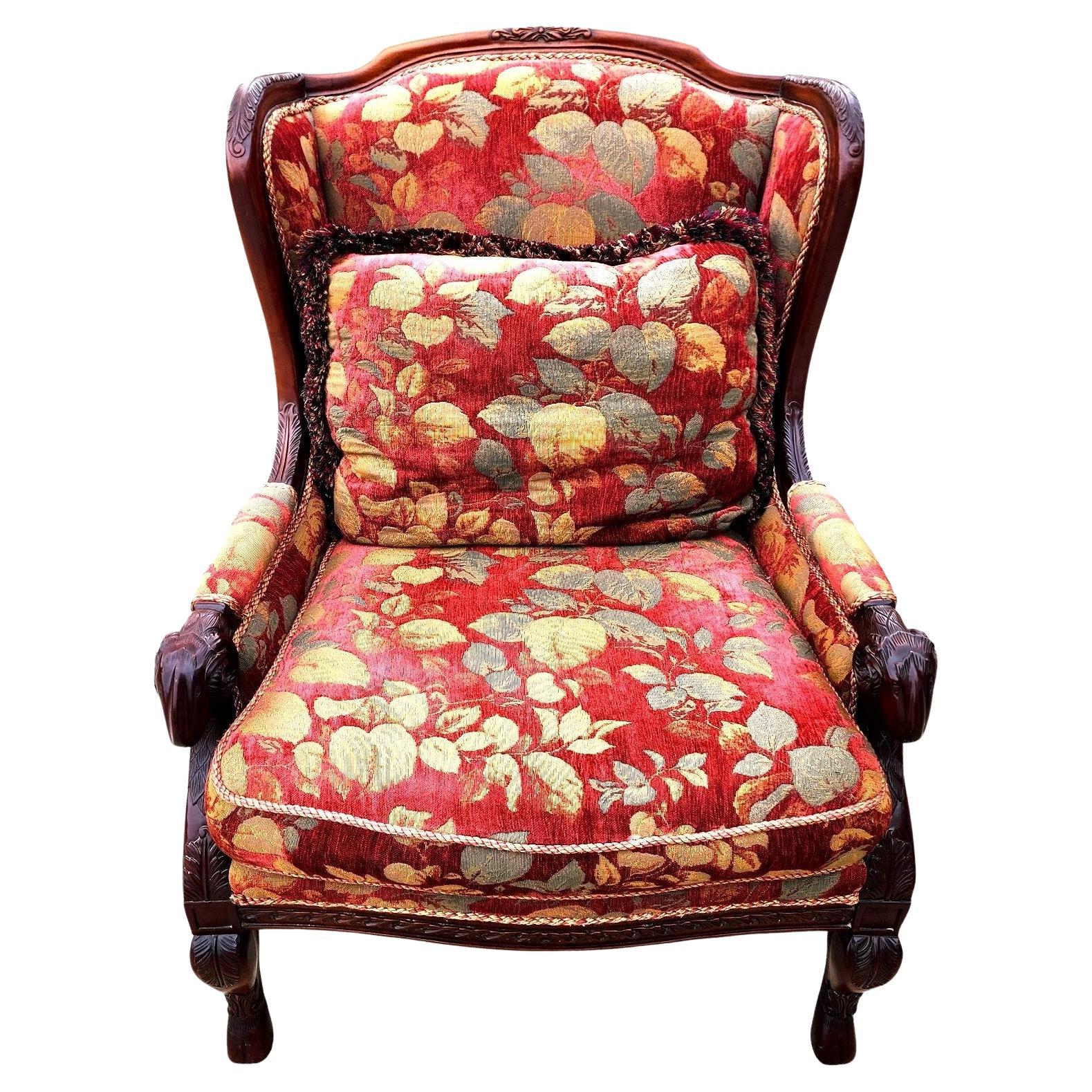Rams Head Library Reading Lounge Chair by Key City Furniture