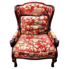 Rams Head Library Reading Lounge Chair by Key City Furniture