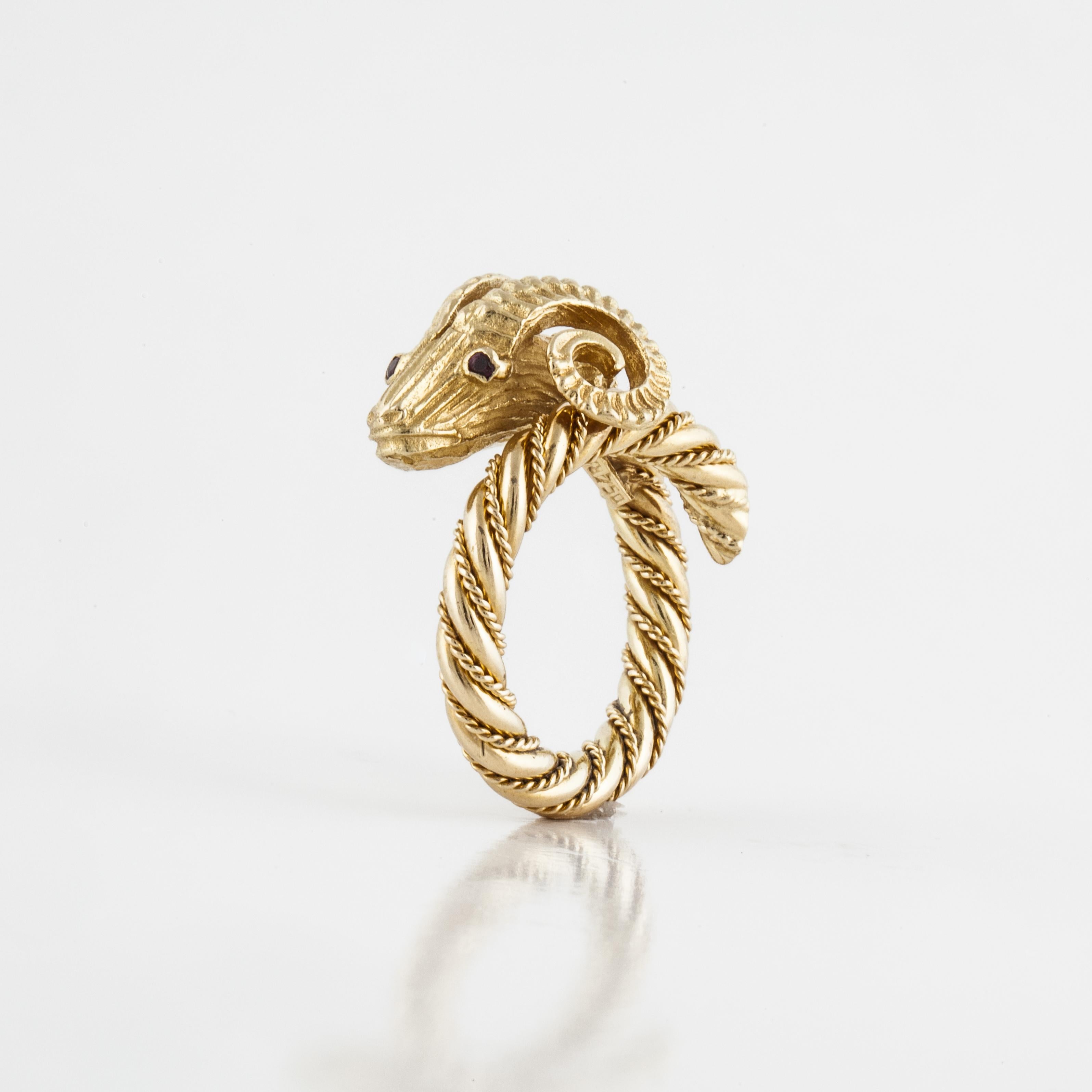 rams head ring