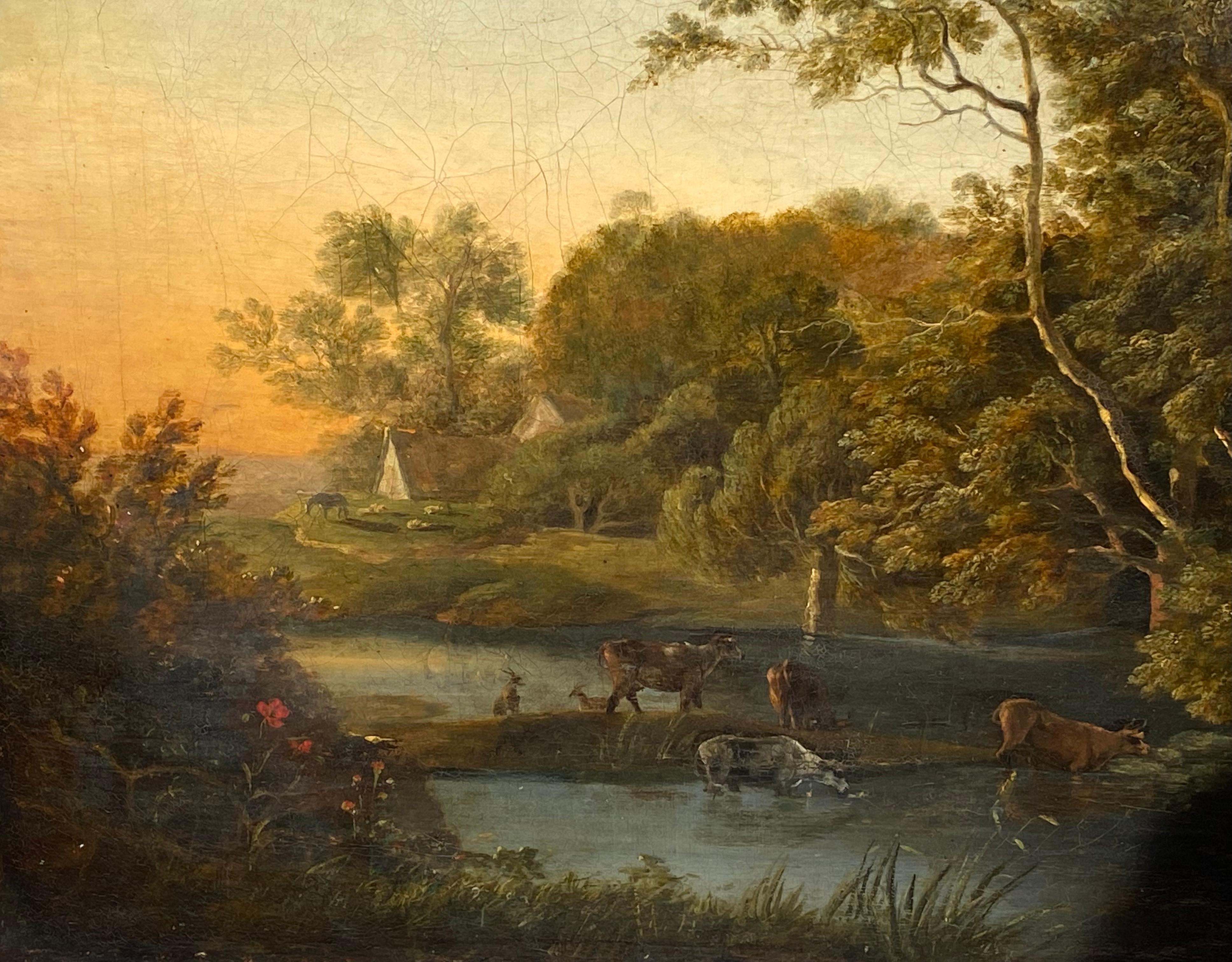 a river landscape by theodore rousseau characteristics