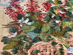 Ramses Wissa Wassef wall/ table wool tapestry , signed and label .