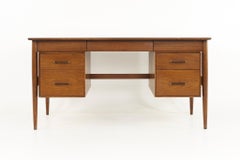Ramseur Mid Century Walnut Executive Desk