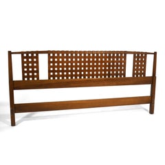 Ramseur Walnut Mid-Century King Size Headboard