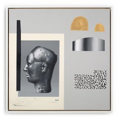 Locked Rooms, Ramsey Dau, 2014, Acrylic, Graphite, Gold Leaf, Realism