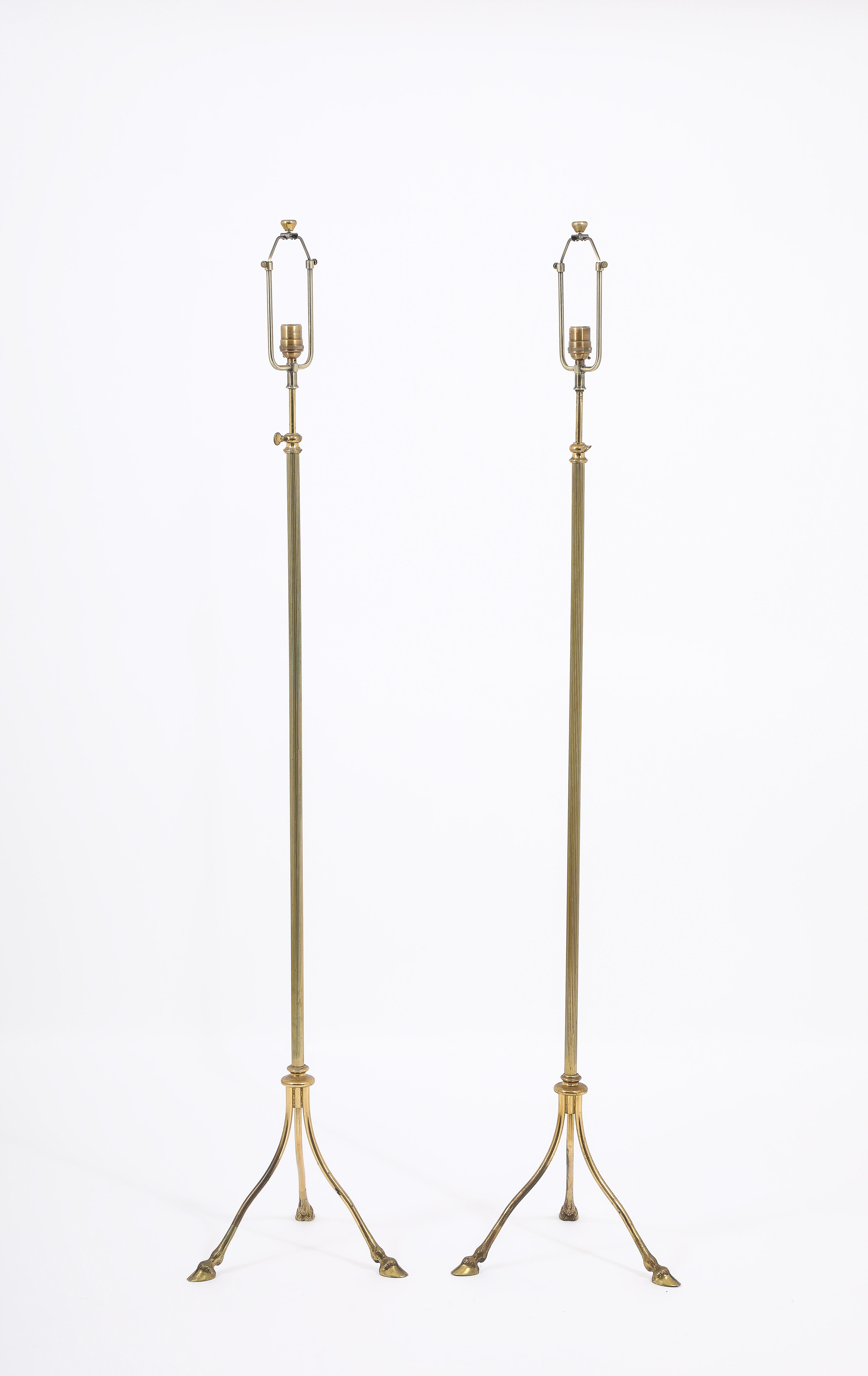 Ramsey “Hooves” Floor Lamps, France 1950's For Sale 4