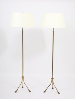 Ramsey “Hooves” Floor Lamps, France 1950's