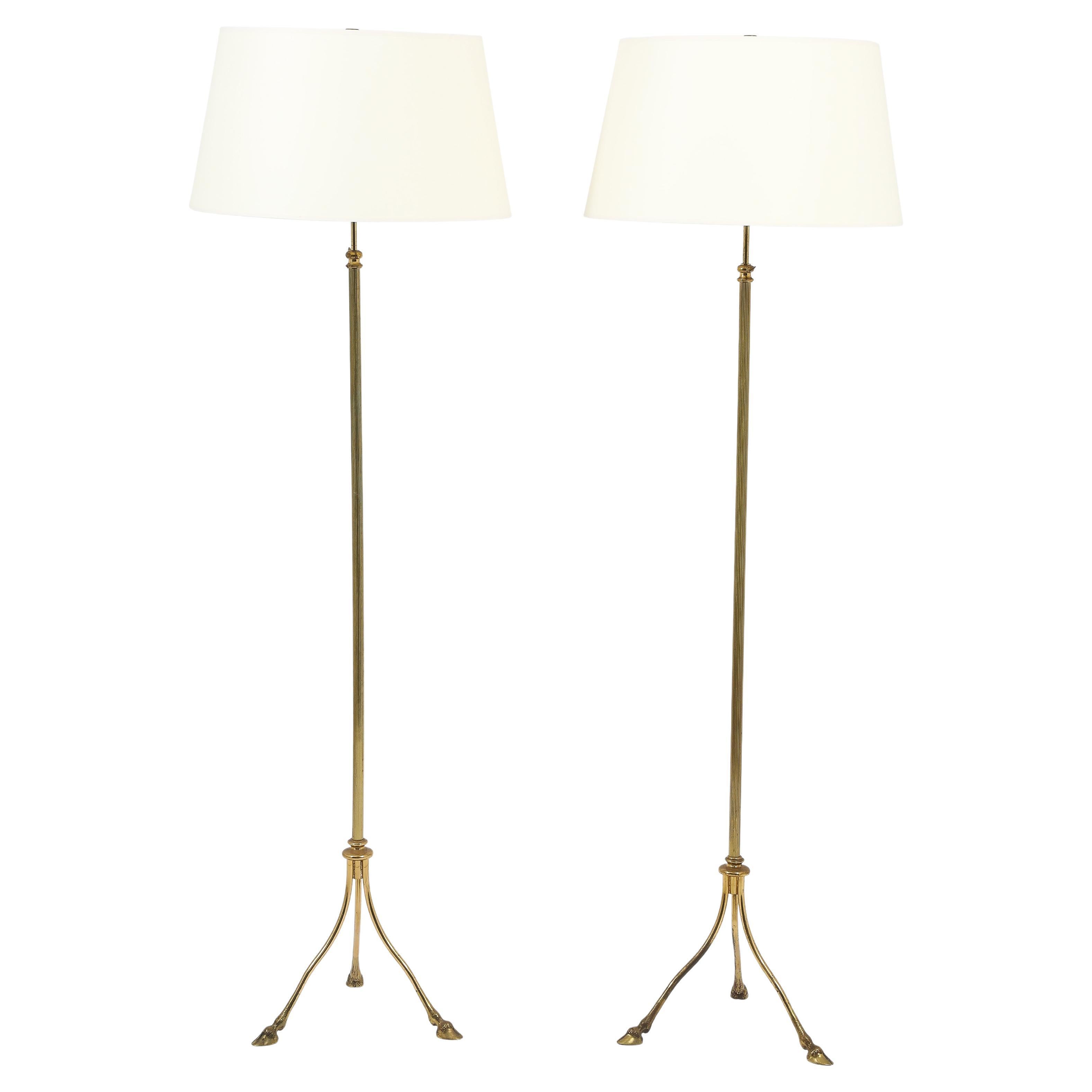 Ramsey “Hooves” Floor Lamps, France 1950's For Sale