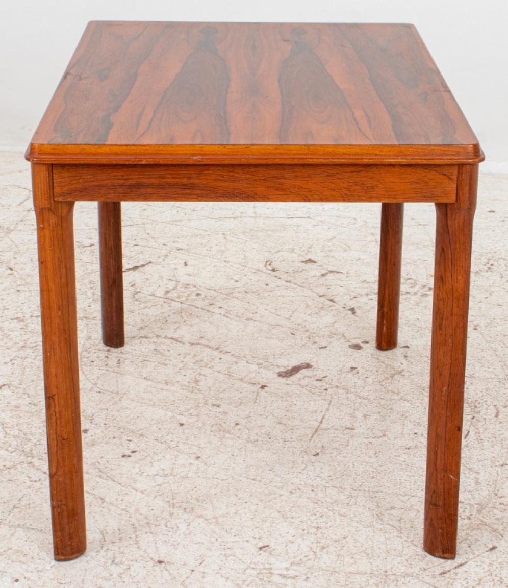 Mid-Century Modern Ramus Solberg Scandinavian Modern Rosewood Table For Sale