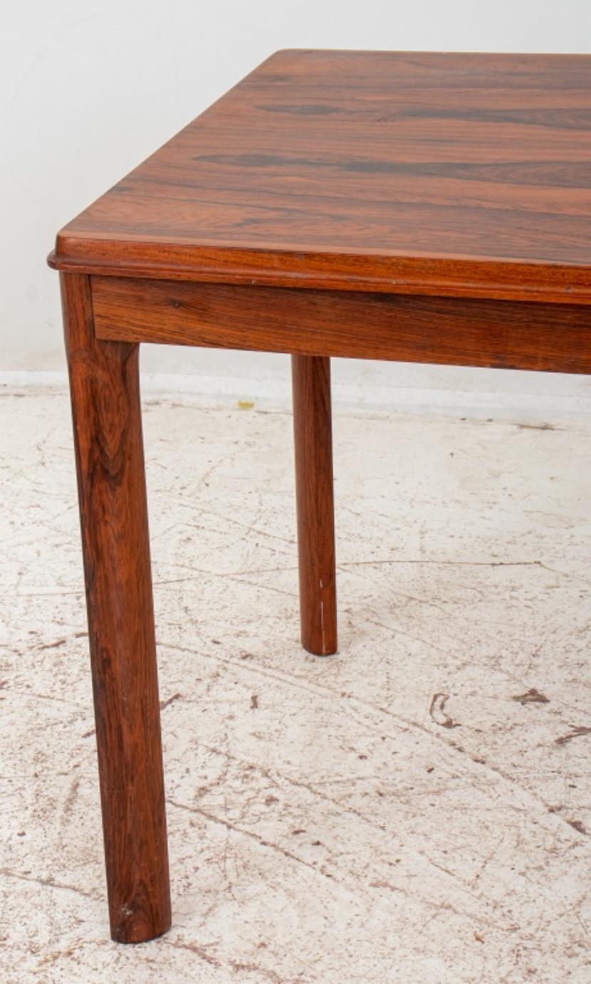Ramus Solberg Scandinavian Modern Rosewood Table In Good Condition For Sale In New York, NY