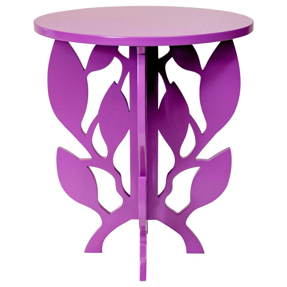 Table Puple Ramy Purple Side Table by Giannella Ventura For Sale at 1stDibs ...