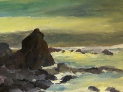 Ein Tag am Muir Beach, Gemälde, Acryl auf Leinwand