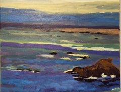Cheerful day at Carmel, Painting, Acrylic on Canvas