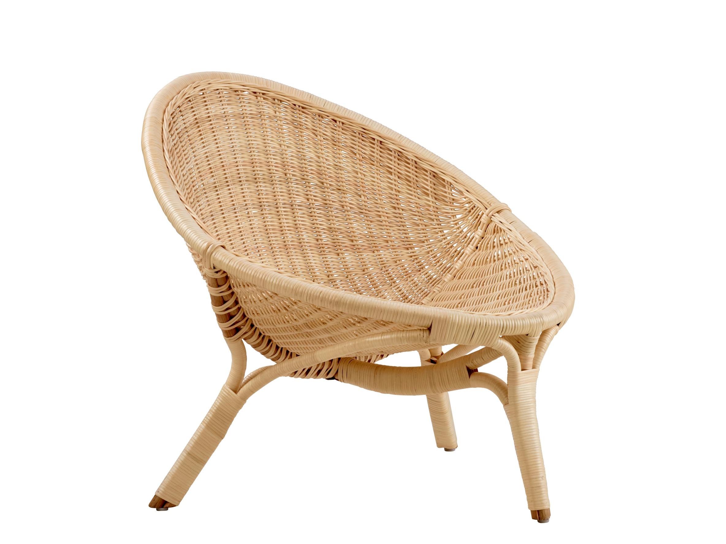 Rattan Rana Lounge Chair by Nanna Ditzel, New Edition For Sale