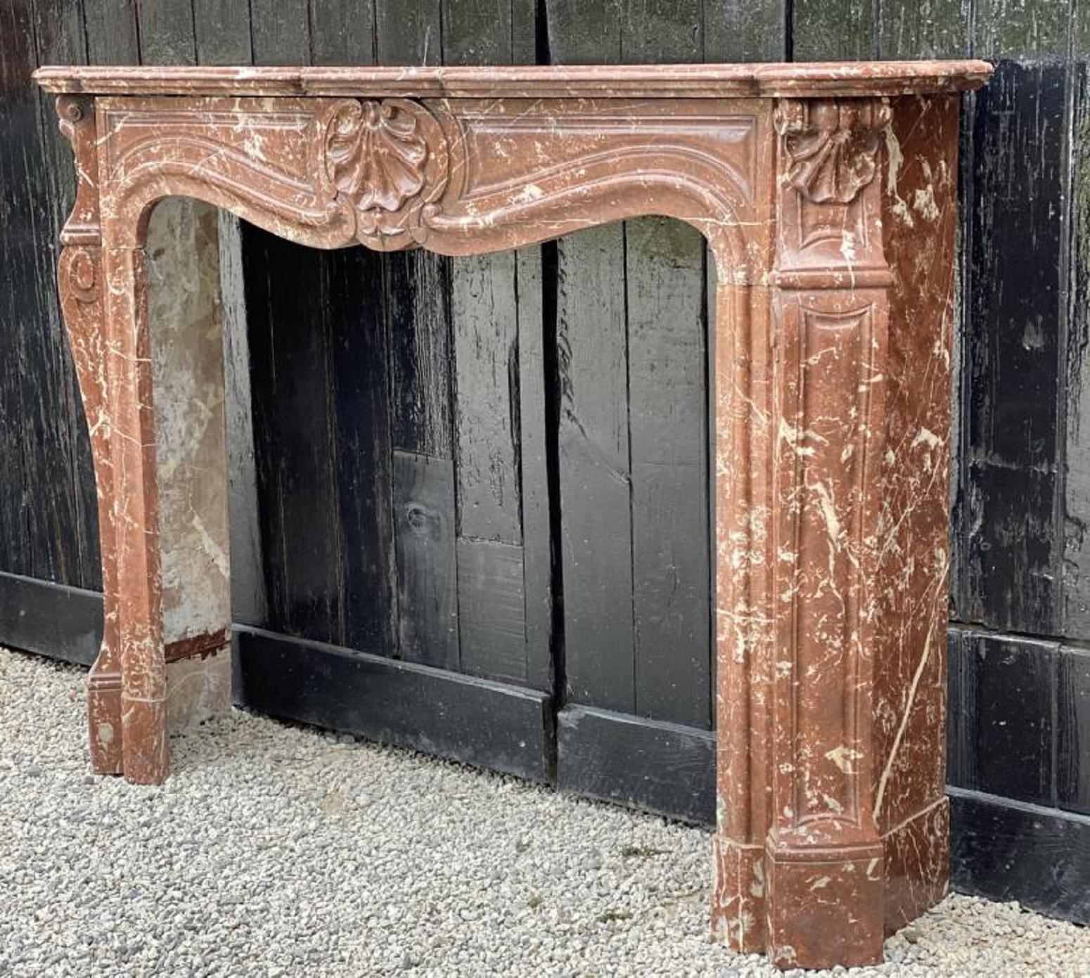 Rance Marble Fireplace Louis XV Style 1